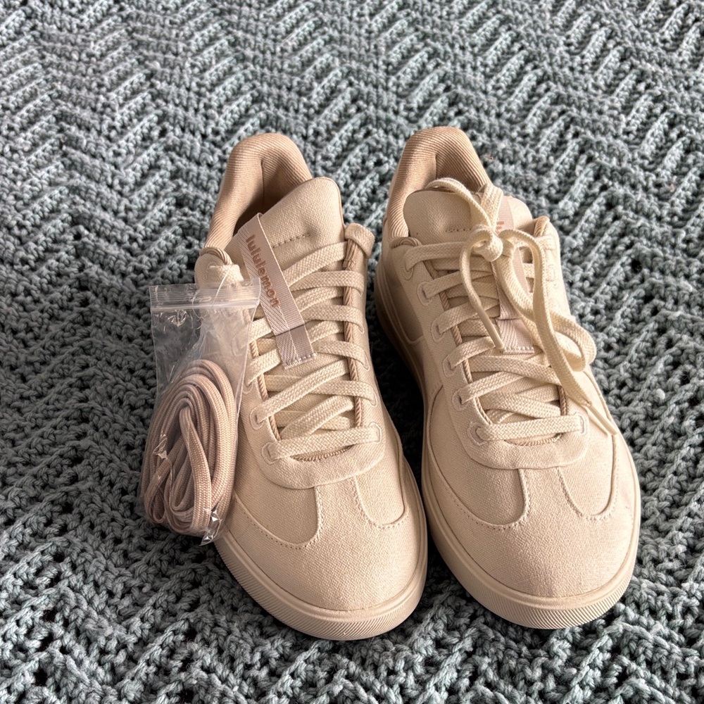 lululemon athletica Cream Women's Sneakers